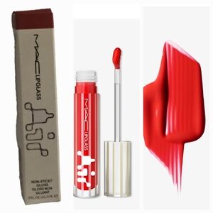 MAC Cosmetics Lipglass in Vibrant Red